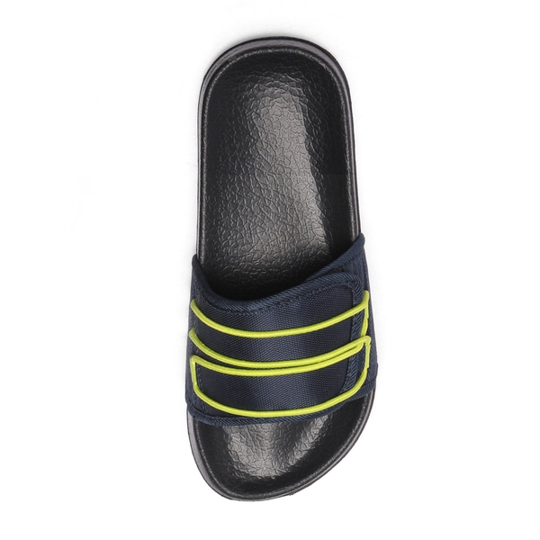 Boys Girls Slide Water Shoes - NAVY YELLOW - 4